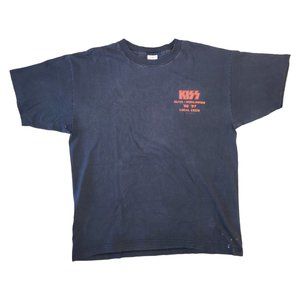 Vintage 1996 KISS Alive Worldwide Local Crew Shirt